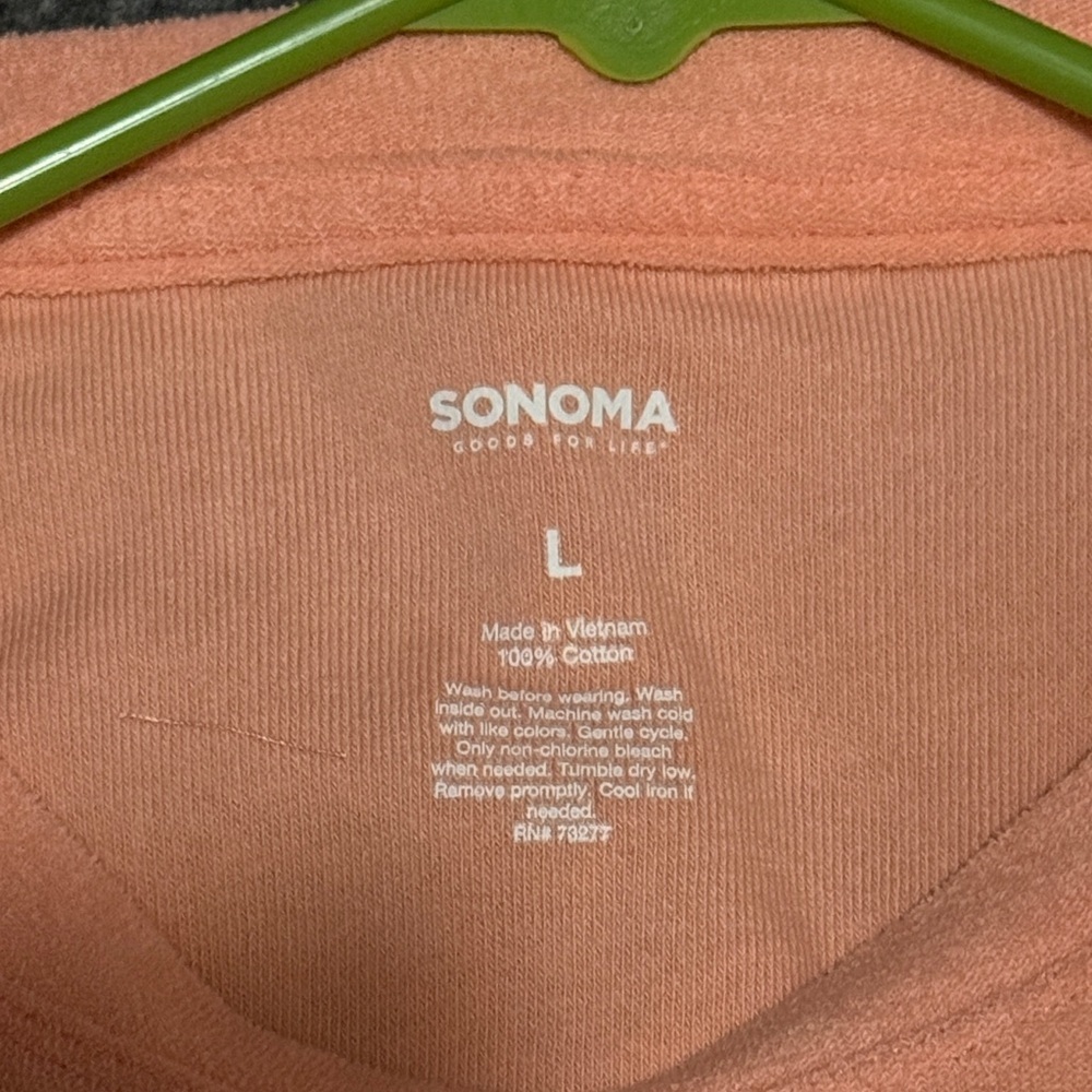 Sonoma Peach Short Sleeve Women's Tee - Picture 3 of 4